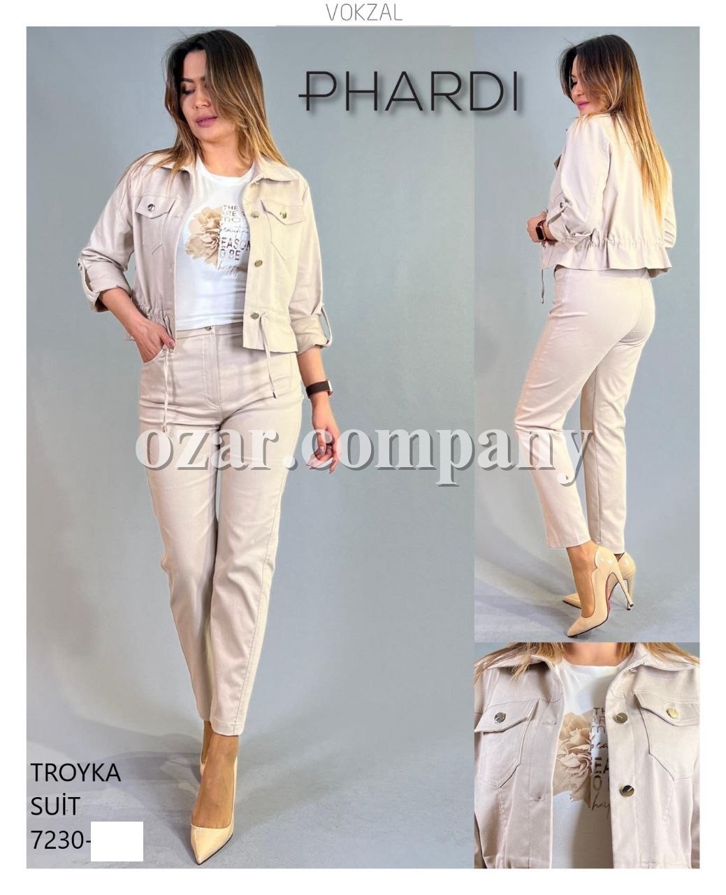 Женский Костюм Тройка Phardi
