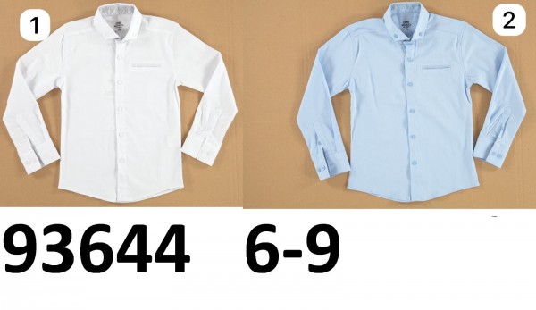 Школьная Рубашка Для Мальчика Carrinos (6-7-8-9лет)