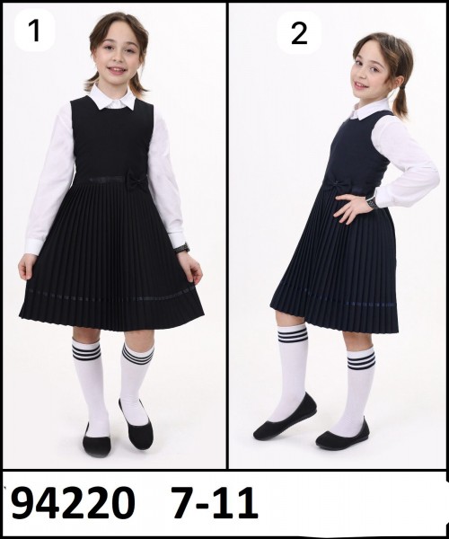 Школьное Платье Для Девочки Carrinos (7-8-9-10-11лет)
