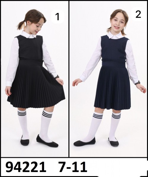 Школьное Платье Для Девочки Carrinos (7-8-9-10-11лет)