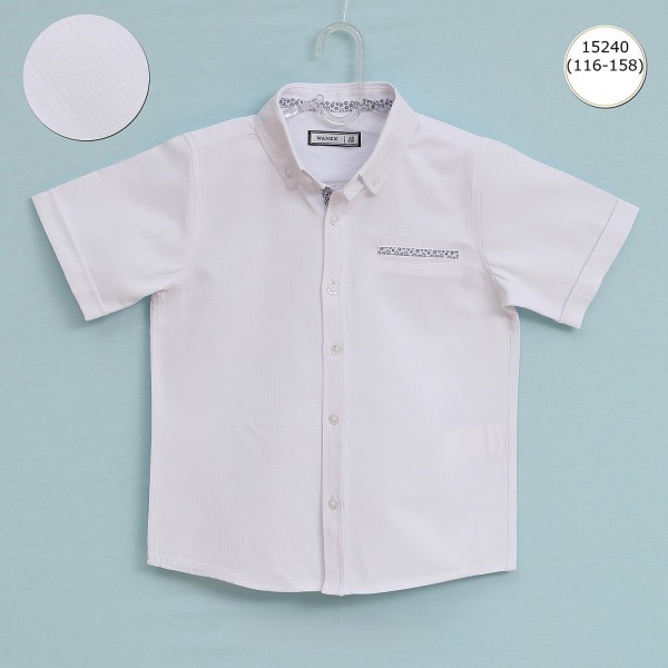 Школьная Рубашка Для Мальчика Wanex (6-7-8-9-10-11-12-13лет)