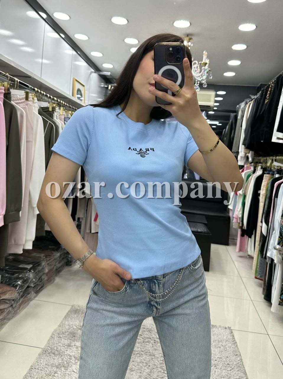 Женская Футболка Prada