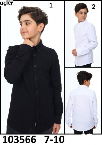 Школьная Рубашка Для Мальчика Carrinos (7-8-9-10лет)