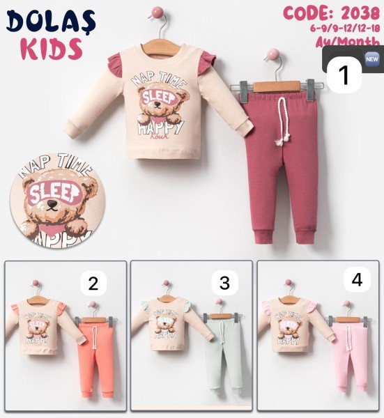 Пижама Для Девочки Dolas Kids (6-9/9-12/12-18мес.)
