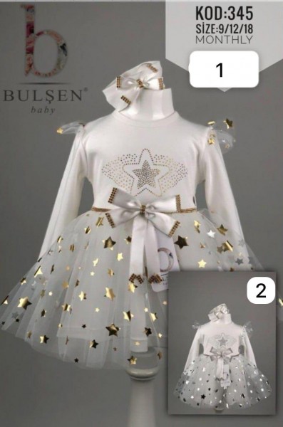 Нарядное Платье Для Девочки Bulsen (9-12-18мес.)