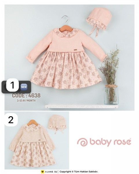 Платье Для Девочки Baby Rose (3-6-9-12мес)