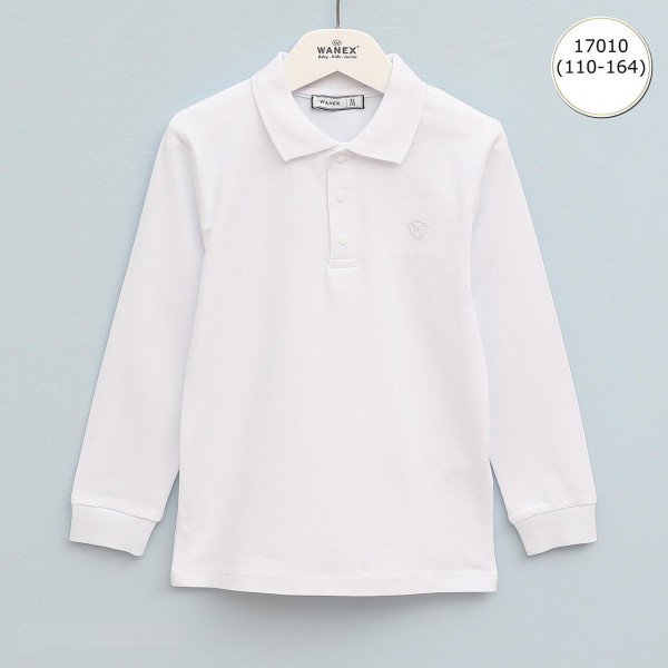 Школьная Рубашка Поло Для Мальчика Wanex (5-6-7-8-9-10-11-12-13-14лет)