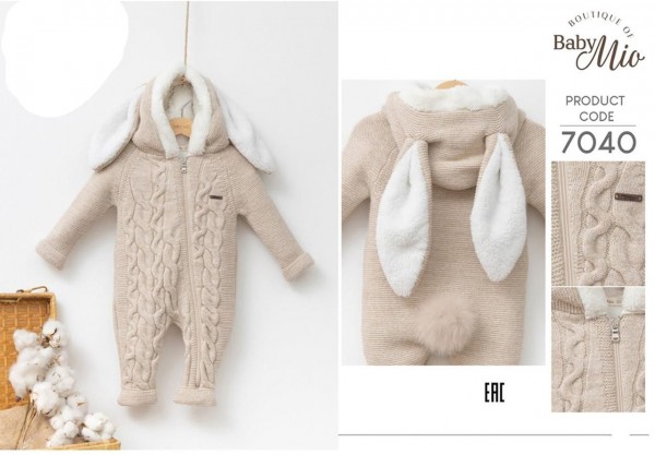 Утеплённый Человечек Baby Mio (3-6/6-9/9-12/12-18мес.)