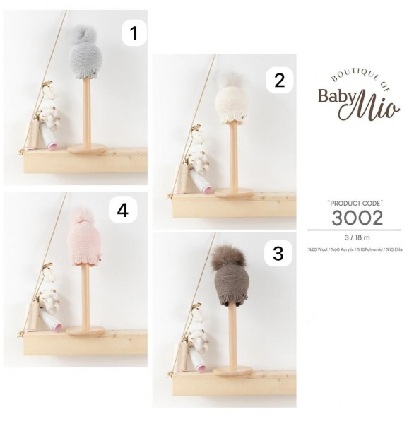 Шапка Baby Mio (3-6/6-9/9-12/12-18мес.)