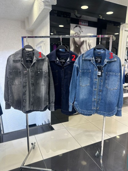 Женская Джинсовая Рубашка Euro Fashion