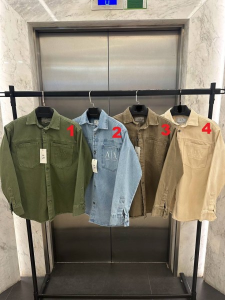 Мужская Джинсовая Рубашка Armani Exchange