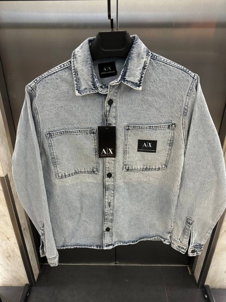 Мужская Джинсовая Рубашка Armani Exchange