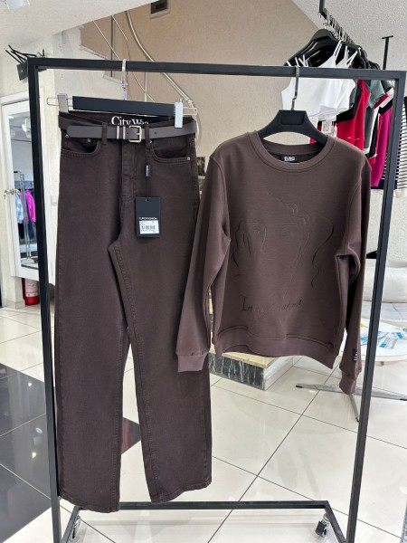 Женские Джинсы Euro Fashion