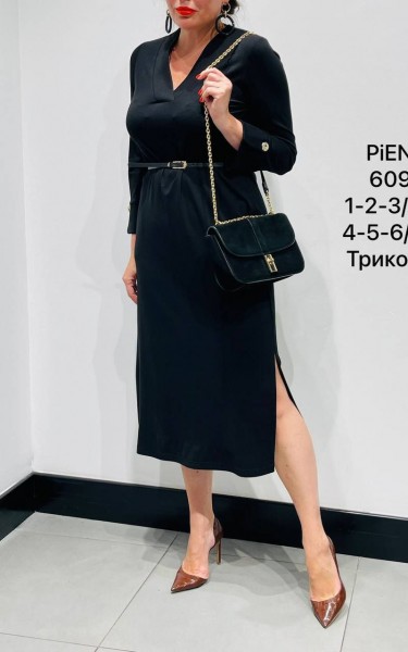 Женское Трикотажное Платье Piena (Большие размеры)