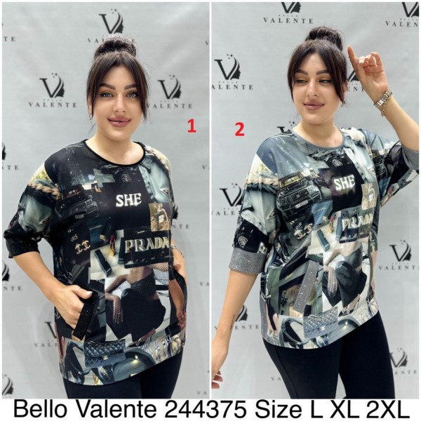 Женская Футболка Bello Valente (Большие размеры)