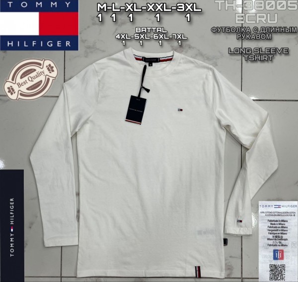 Мужская Футболка На Длинный Рукав Tommy Hilfiger