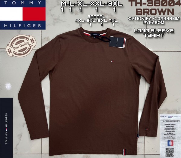 Мужская Футболка На Длинный Рукав Tommy Hilfiger