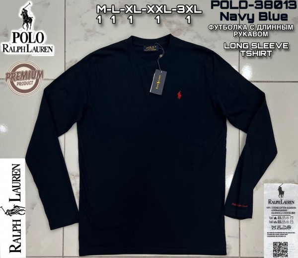 Мужская Футболка На Длинный Рукав Polo