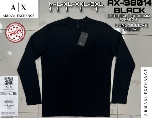 Мужская Футболка На Длинный Рукав Armani Exchange