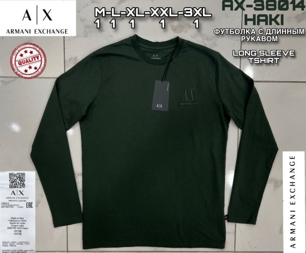 Мужская Футболка На Длинный Рукав Armani Exchange