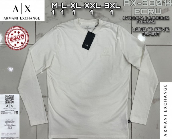 Мужская Футболка На Длинный Рукав Armani Exchange