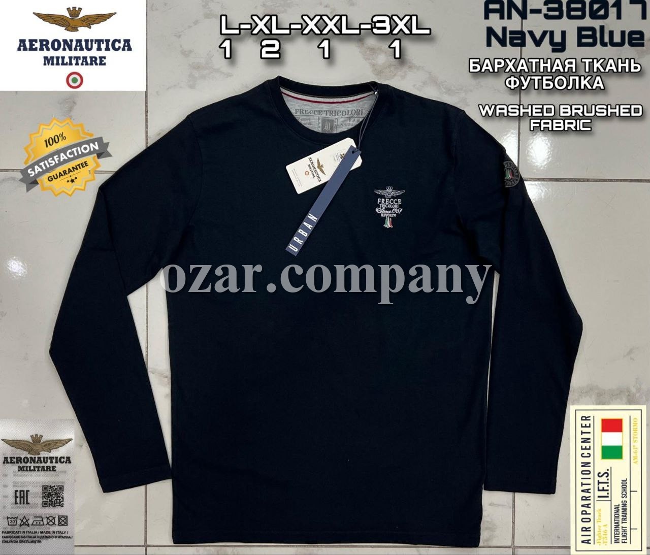 Мужская Футболка На Длинный Рукав Aeronautica Militare