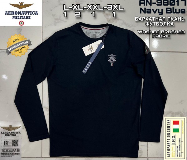 Мужская Футболка На Длинный Рукав Aeronautica Militare