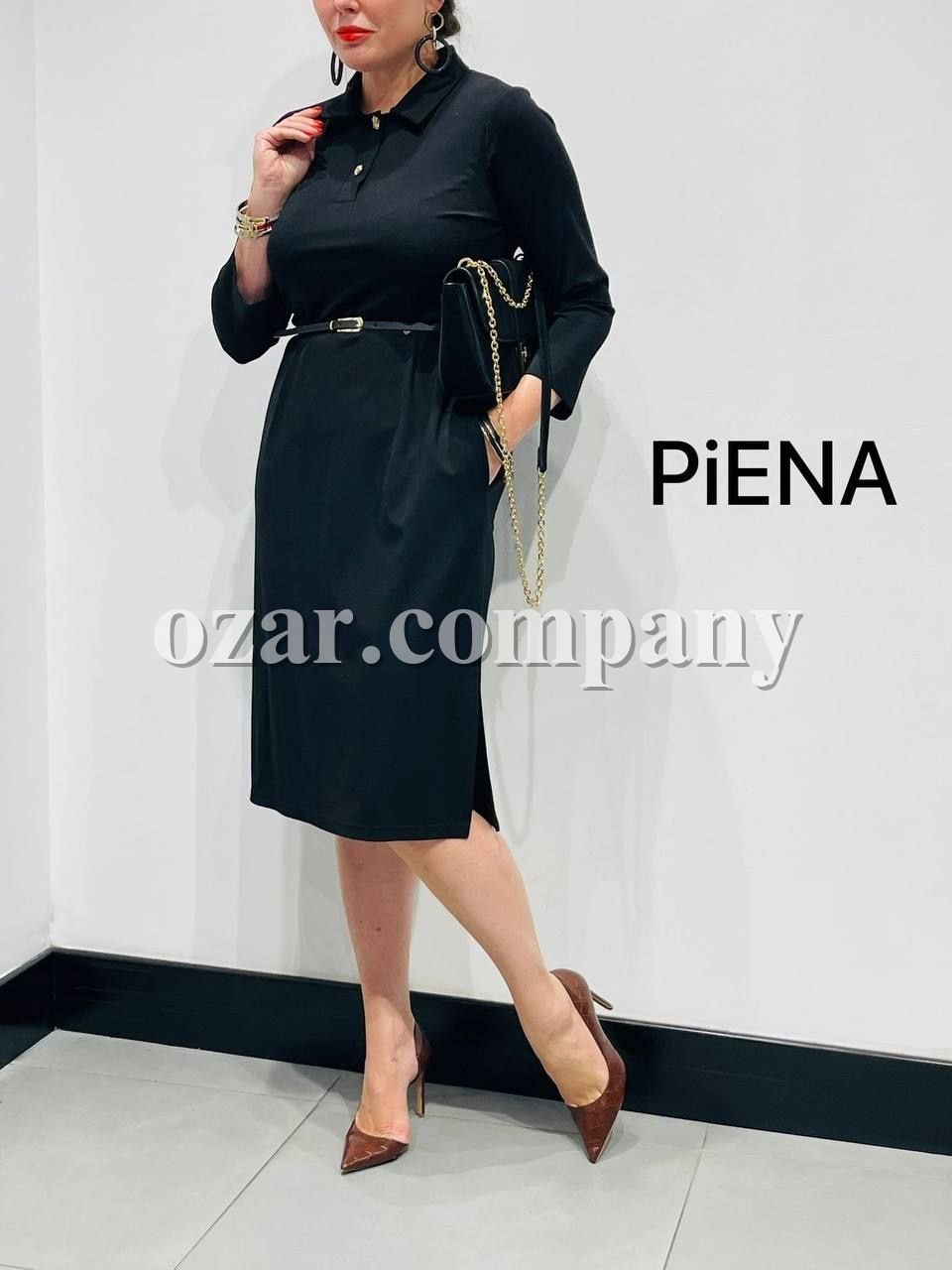 Женское Трикотажное Платье Piena