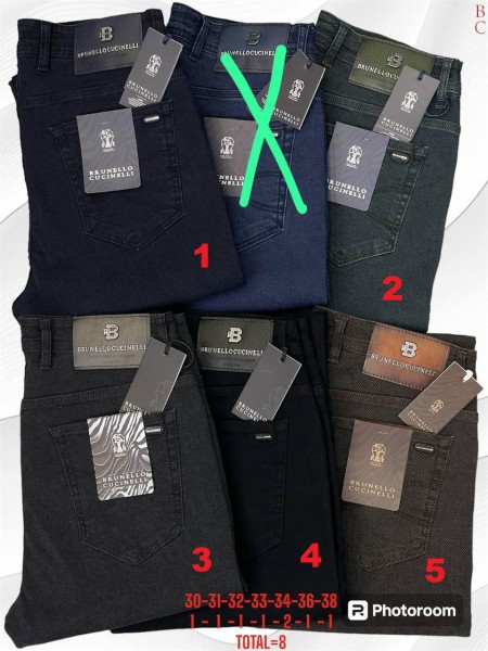 Мужские Джинсы Brunello Cucinelli