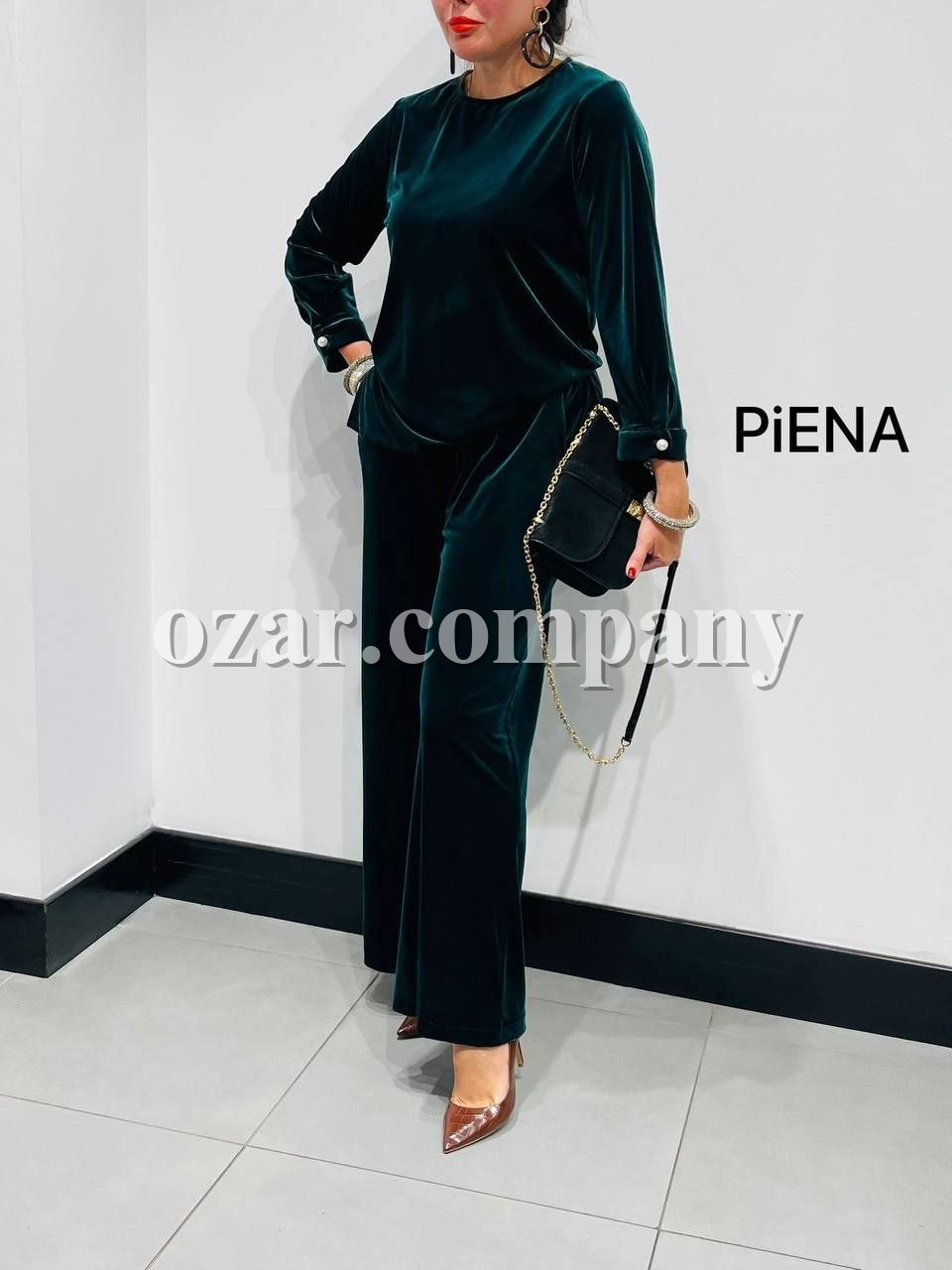 Женский Велюровый Костюм Piena