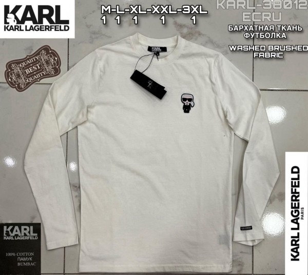Мужская Футболка На Длинный Рукав Karl Lagerfeld