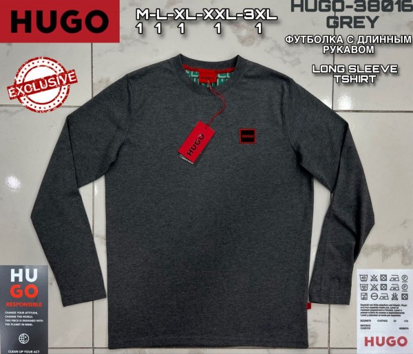 Мужская Футболка На Длинный Рукав Hugo Boss