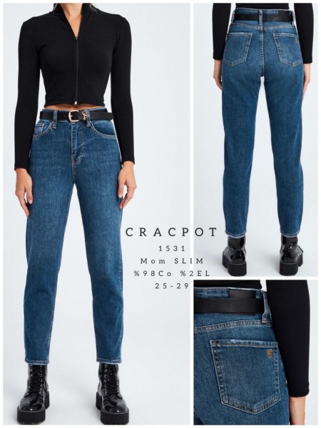 Женские Джинсы Cracpot