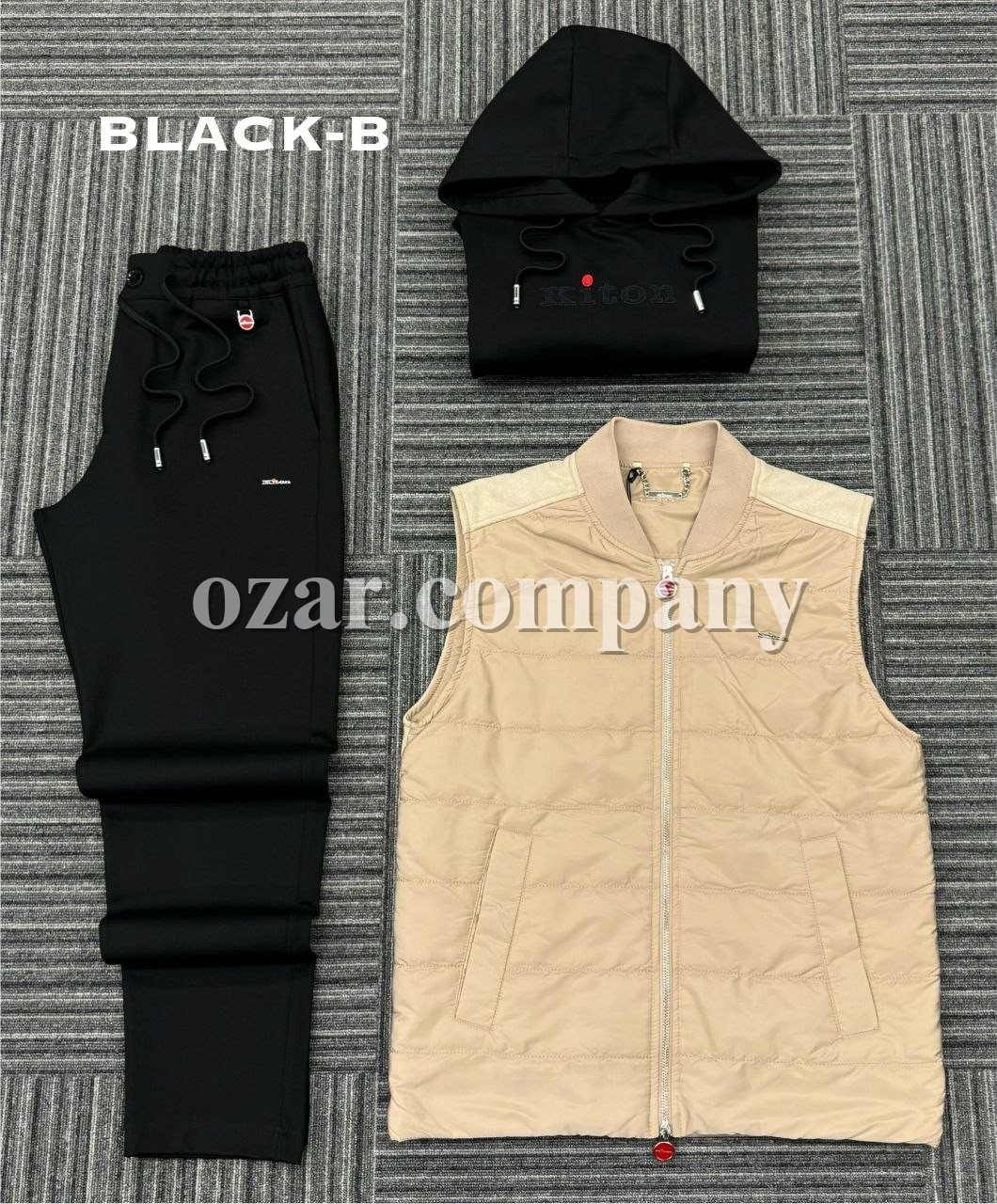 Мужской Спортивный Костюм Тройка Kiton