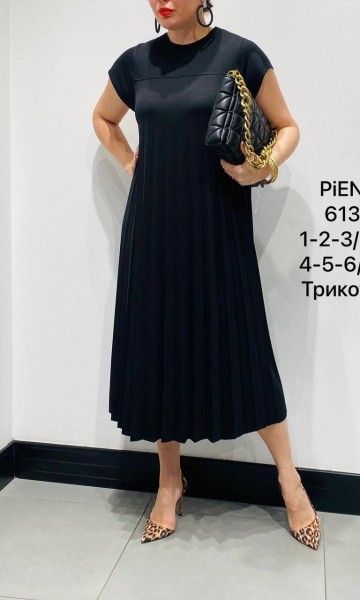 Женское Трикотажное Платье Piena Большие размеры)
