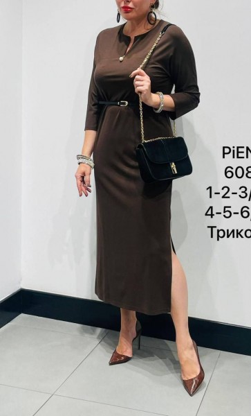 Женское Трикотажное Платье Piena (Большие размеры)