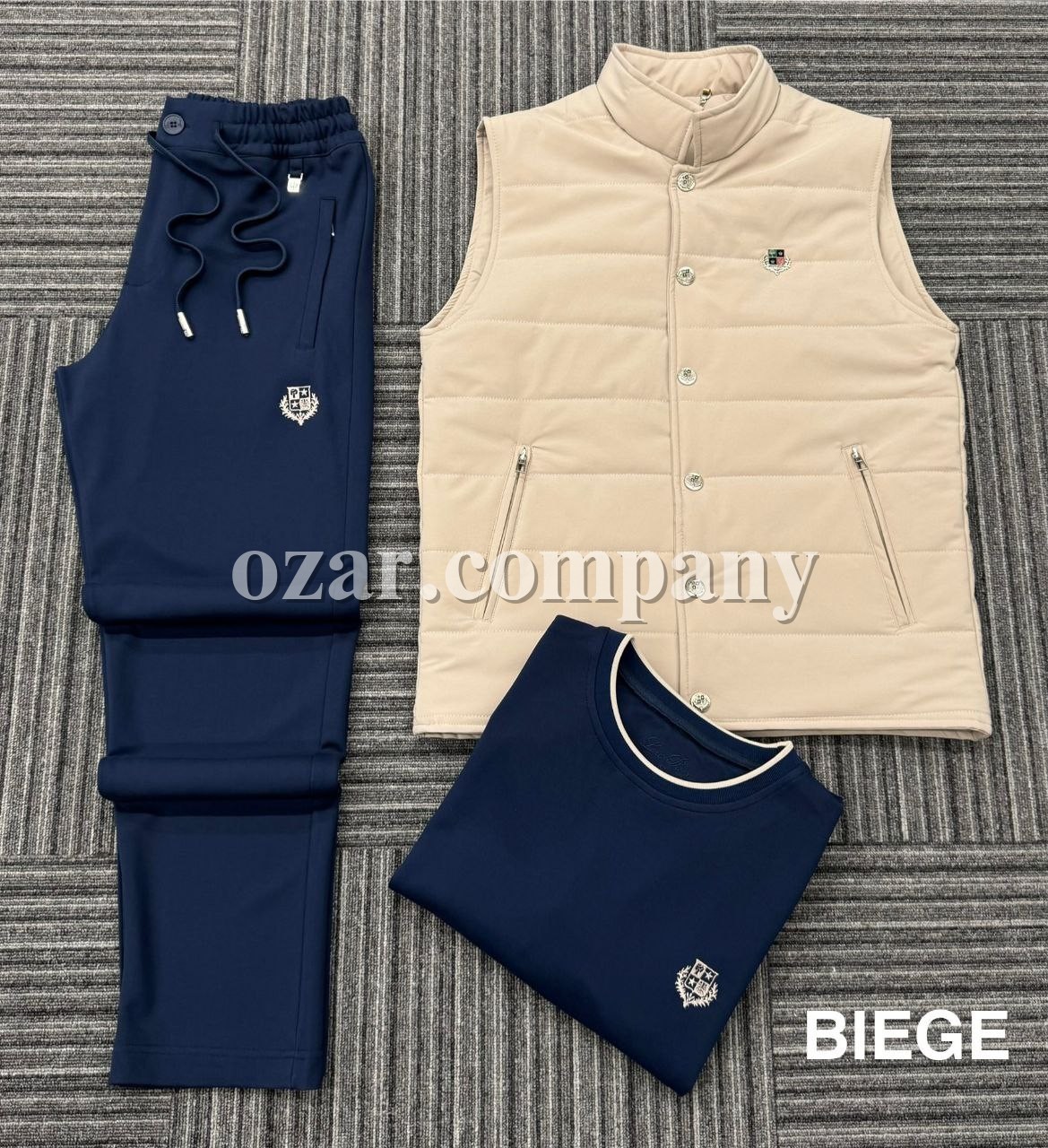 Мужской Спортивный Костюм Тройка Loro Piana