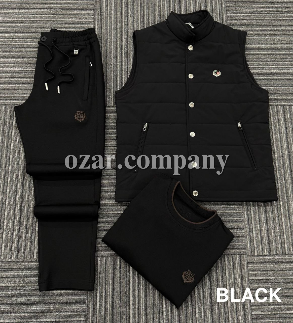 Мужской Спортивный Костюм Тройка Loro Piana
