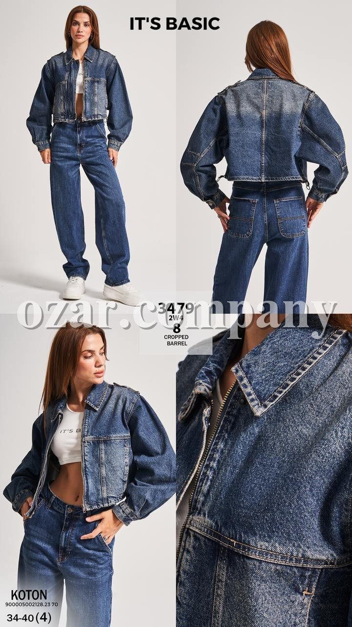 Женский Джинсовый Жакет ITS Basic