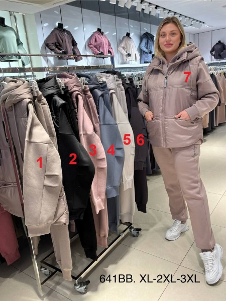 Женский Спортивный Костюм Тройка New Color (Большие размеры)