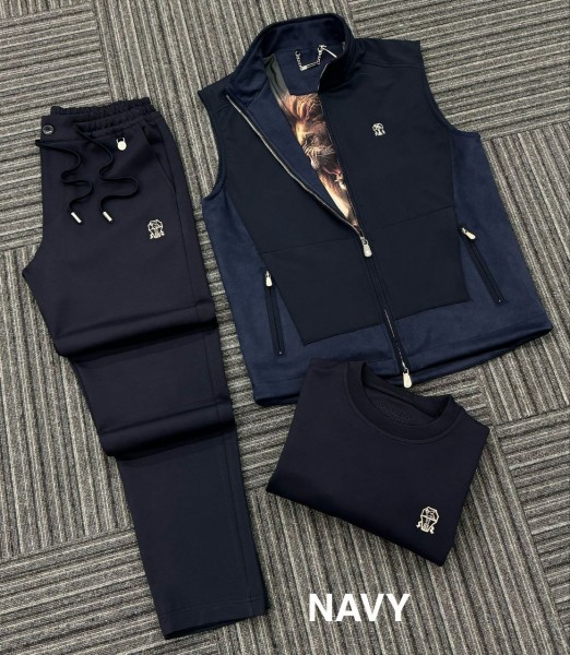 Мужской Спортивный Костюм Тройка Brunello Cucinelli