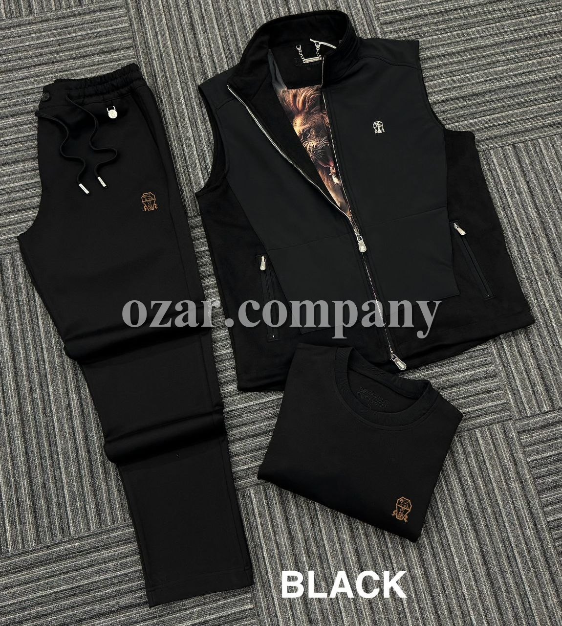 Мужской Спортивный Костюм Тройка Brunello Cucinelli