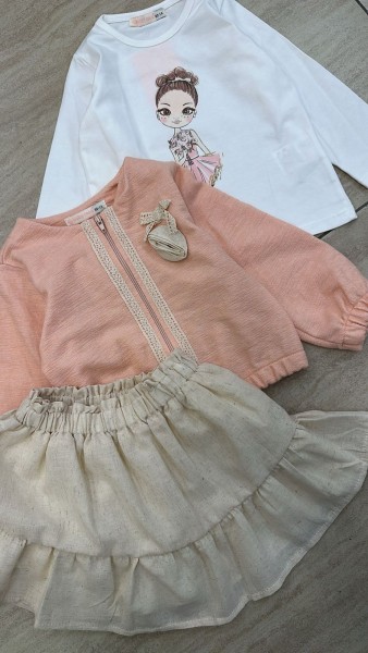 Костюм Тройка Для Девочки Baby Rose (1-2-3-4лет)