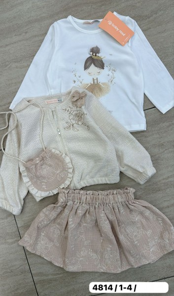 Костюм Тройка Для Девочки Baby Rose (1-2-3-4лет)