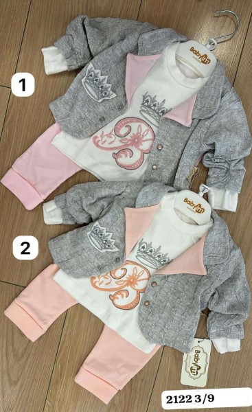 Костюм Тройка Для Девочки Baby Im (3-6-9мес.)