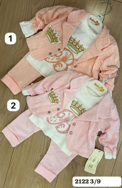 Костюм Тройка Для Девочки Baby Im (3-6-9мес.)