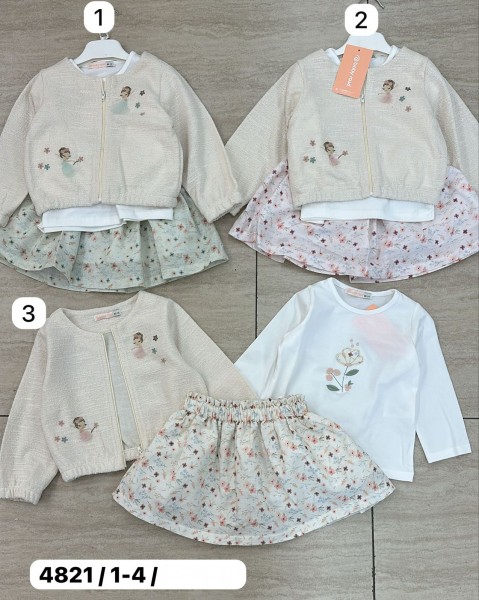 Костюм Тройка Для Девочки Baby Rose (1-2-3-4лет)