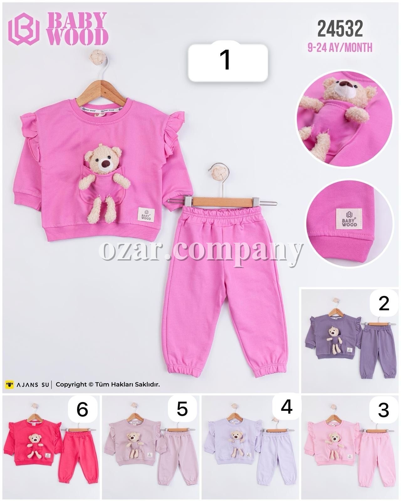 Костюм Для Девочки Baby Wood (9-12-18-24мес.)