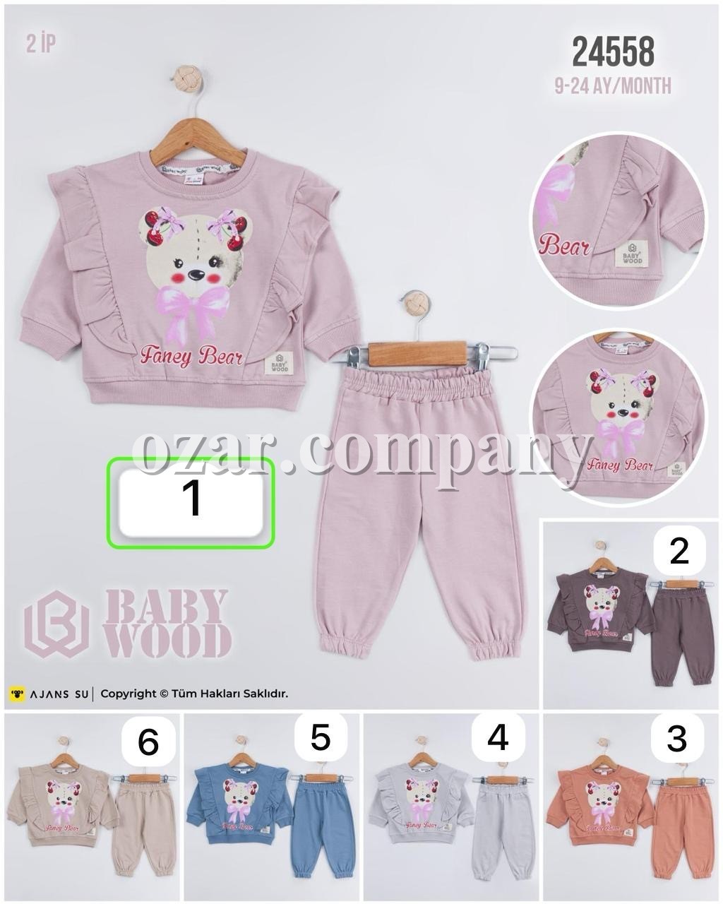 Костюм Для Девочки Baby Wood (9-12-18-24мес.)