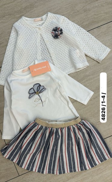 Костюм Тройка Для Девочки Baby Rose (1-2-3-4лет)